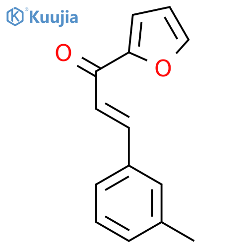 2-Propen-1-one, 1-(2-furanyl)-3-(3-methylphenyl)-, (2E)- structure