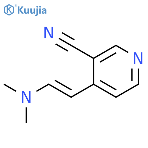 3-PYRIDINECARBONITRILE, 4-[(1E)-2-(DIMETHYLAMINO)ETHENYL]- structure