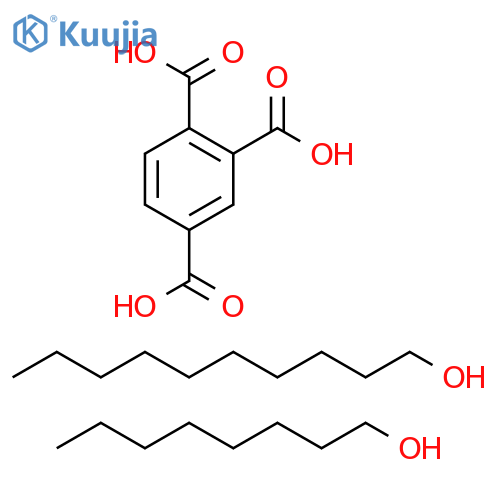 TRI(N-OCTYL-N-DECYL) TRIMELLITATE structure
