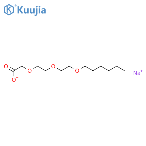 sodium {2-[2-(hexyloxy)ethoxy]ethoxy}acetate structure