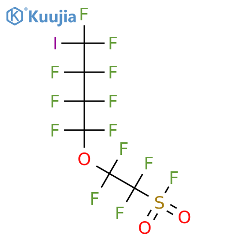 Ethanesulfonyl fluoride,1,1,2,2-tetrafluoro-2-(1,1,2,2,3,3,4,4-octafluoro-4-iodobutoxy)- structure