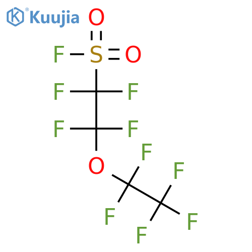 Ethanesulfonylfluoride, 1,1,2,2-tetrafluoro-2-(1,1,2,2,2-pentafluoroethoxy)- structure