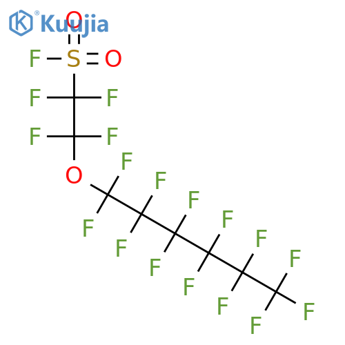 Ethanesulfonyl fluoride, 1,1,2,2-tetrafluoro-2-[(tridecafluorohexyl)oxy]- structure