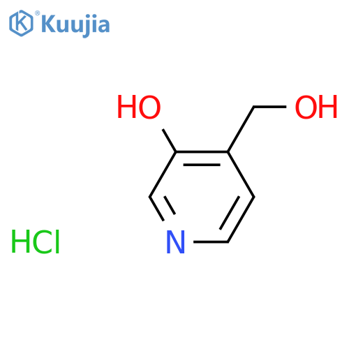 3-hydroxy-4-Pyridinemethanol hydrochloride structure