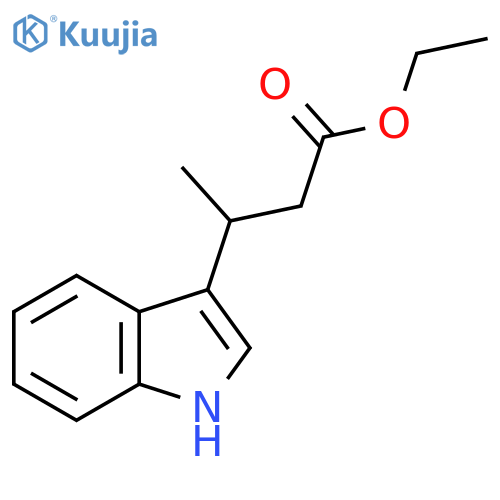 ethyl 3-(1H-indol-3-yl)butanoate structure
