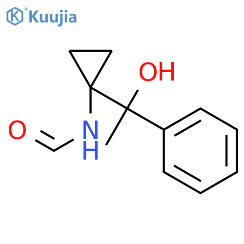 Formamide, N-[1-(1-hydroxy-1-phenylethyl)cyclopropyl]- structure