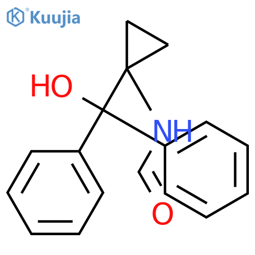 Formamide, N-[1-(hydroxydiphenylmethyl)cyclopropyl]- structure