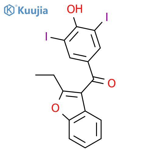 Benziodarone structure