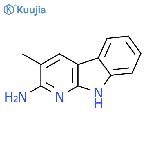 2-Amino-3-methyl-9H-pyrido2,3-bindole structure