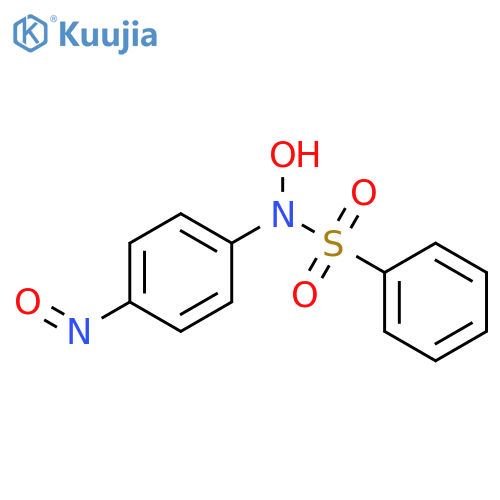 Benzenesulfonamide, N-hydroxy-N-(4-nitrosophenyl)- structure