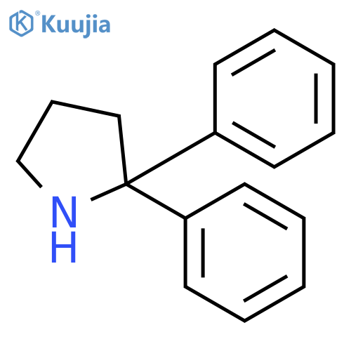 PYRROLIDINE, 2,2-DIPHENYL- structure