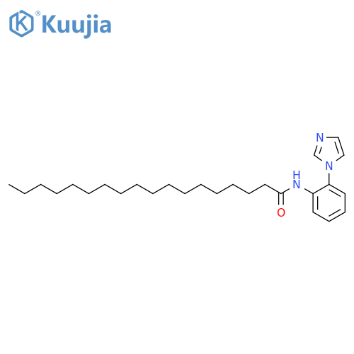 Octadecanamide, N-[2-(1H-imidazol-1-yl)phenyl]- structure