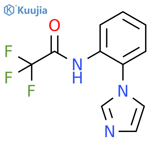 Acetamide, 2,2,2-trifluoro-N-[2-(1H-imidazol-1-yl)phenyl]- structure