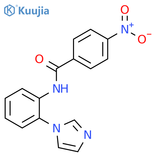 Benzamide, N-[2-(1H-imidazol-1-yl)phenyl]-4-nitro- structure