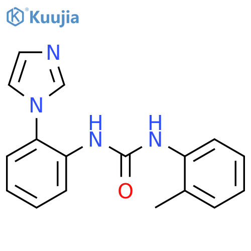 Urea, N-[2-(1H-imidazol-1-yl)phenyl]-N'-(2-methylphenyl)- structure