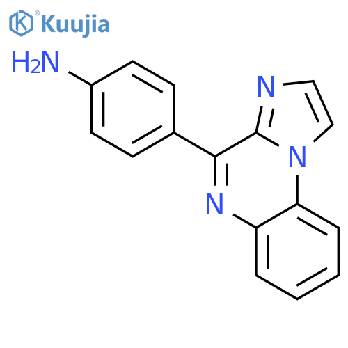 Benzenamine, 4-imidazo[1,2-a]quinoxalin-4-yl- structure