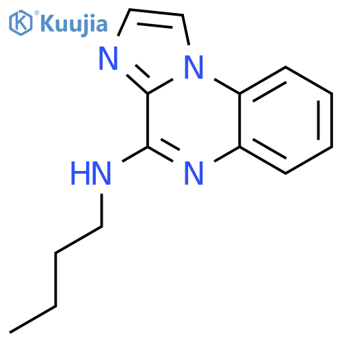 Imidazo[1,2-a]quinoxalin-4-amine, N-butyl- structure