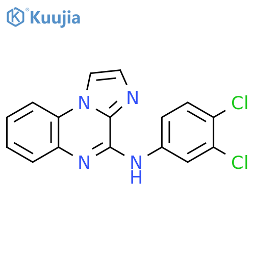 Imidazo[1,2-a]quinoxalin-4-amine, N-(3,4-dichlorophenyl)- structure