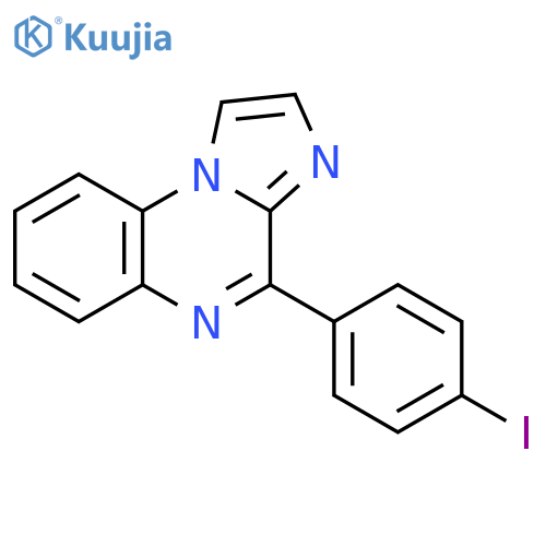 Imidazo[1,2-a]quinoxaline, 4-(4-iodophenyl)- structure