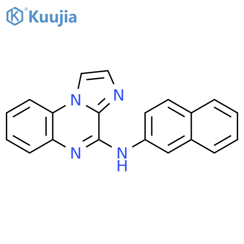 Imidazo[1,2-a]quinoxalin-4-amine, N-2-naphthalenyl- structure
