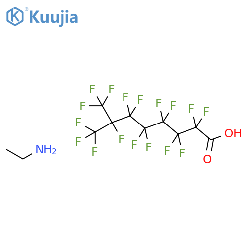 tetradecafluoro-7-(trifluoromethyl)octanoic acid, compound with ethylamine (1:1) structure