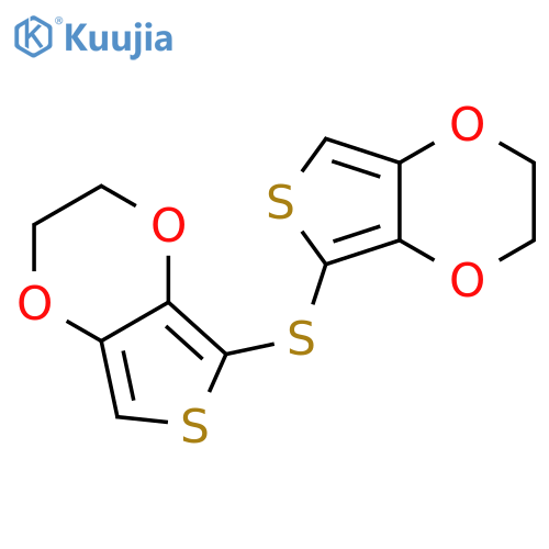 THIENO[3,4-B]-1,4-DIOXIN, 5,5'-THIOBIS[2,3-DIHYDRO- structure