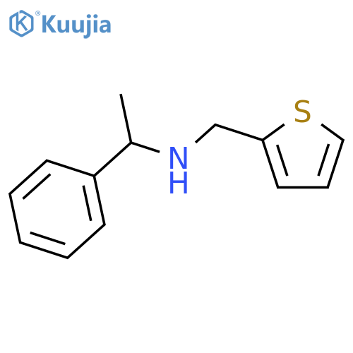 1-Phenyl-N-(thiophen-2-ylmethyl)ethanamine structure