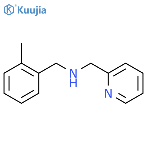 [(2-methylphenyl)methyl][(pyridin-2-yl)methyl]amine structure