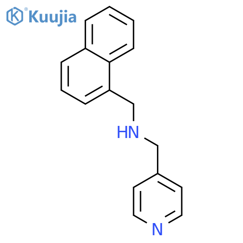 NAPHTHALEN-1-YLMETHYL-PYRIDIN-4-YLMETHYL-AMINE structure