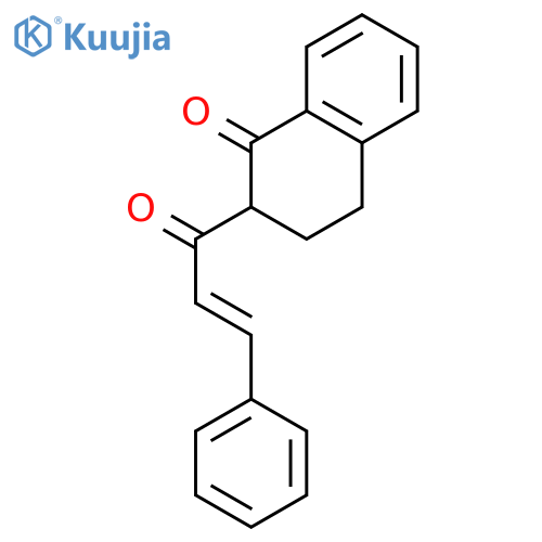 1(2H)-NAPHTHALENONE, 3,4-DIHYDRO-2-[(2E)-1-OXO-3-PHENYL-2-PROPENYL]- structure