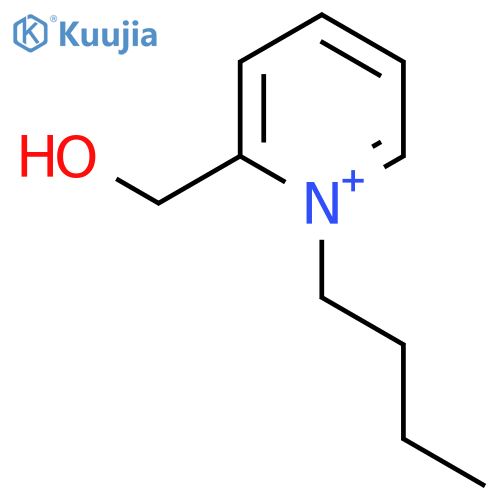 PYRIDINIUM, 1-BUTYL-2-(HYDROXYMETHYL)- structure
