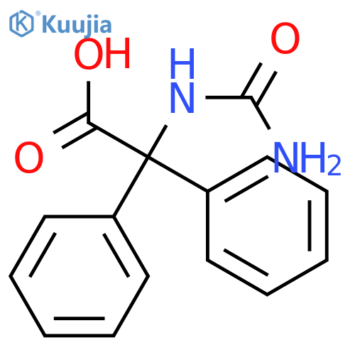 2,2-Diphenylhydantoic Acid structure