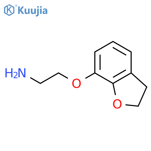 2-(2,3-dihydro-1-benzofuran-7-yloxy)ethan-1-amine structure