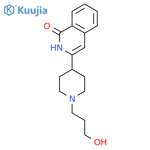 1(2H)-ISOQUINOLINONE, 3-[1-(3-HYDROXYPROPYL)-4-PIPERIDINYL]- structure