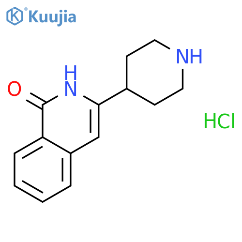 3-(piperidin-4-yl)-1,2-dihydroisoquinolin-1-one hydrochloride structure