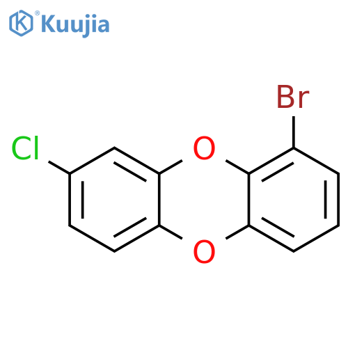 DIBENZO[B,E][1,4]DIOXIN, 1-BROMO-8-CHLORO- structure