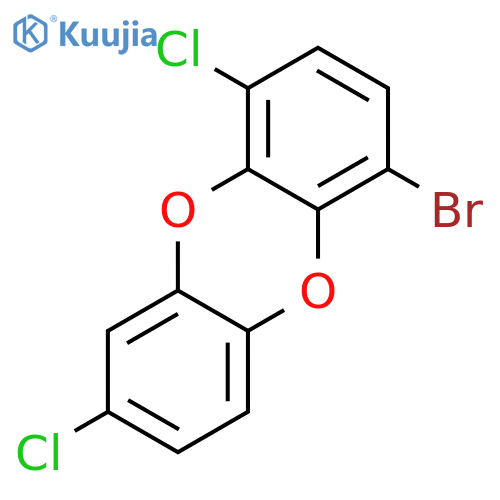 DIBENZO[B,E][1,4]DIOXIN, 1-BROMO-4,7-DICHLORO- structure