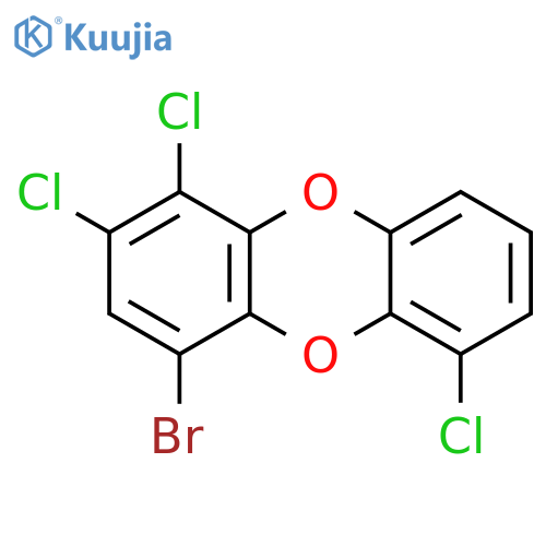 Dibenzo[b,e][1,4]dioxin, 4-bromo-1,2,6-trichloro- structure