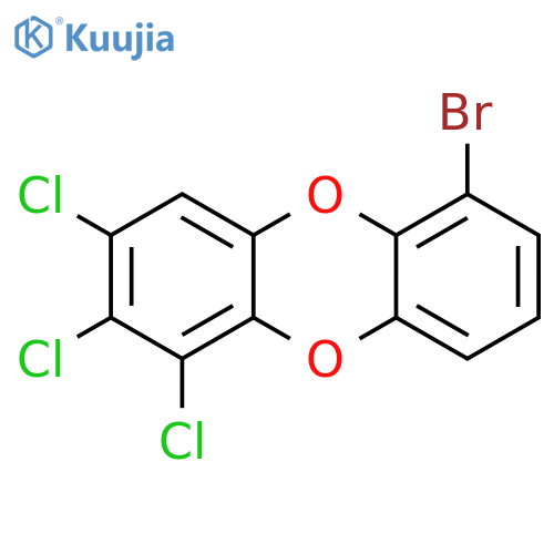 Dibenzo[b,e][1,4]dioxin, 6-bromo-1,2,3-trichloro- structure
