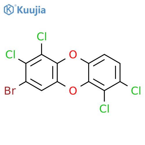 DIBENZO[B,E][1,4]DIOXIN, 3-BROMO-1,2,6,7-TETRACHLORO- structure