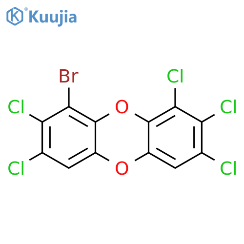 Dibenzo[b,e][1,4]dioxin, 1-bromo-2,3,7,8,9-pentachloro- structure