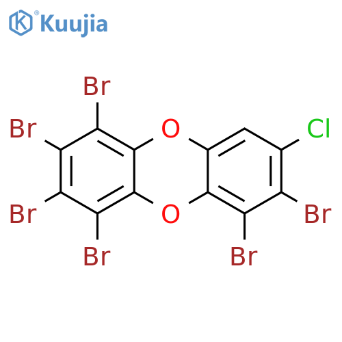 DIBENZO[B,E][1,4]DIOXIN, 1,2,3,4,6,7-HEXABROMO-8-CHLORO- structure