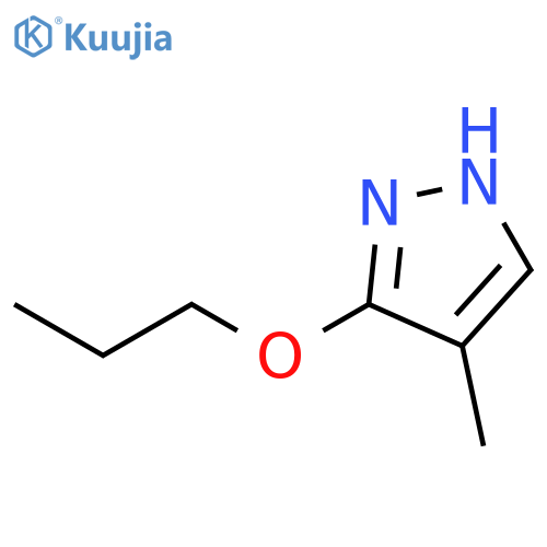 1H-Pyrazole, 4-methyl-3-propoxy- structure