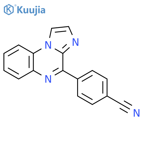 Benzonitrile, 4-imidazo[1,2-a]quinoxalin-4-yl- structure