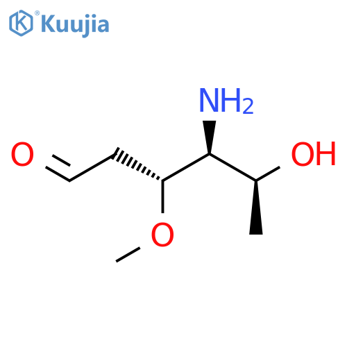 (3R,4S,5S)-4-Amino-5-hydroxy-3-methoxyhexanal structure