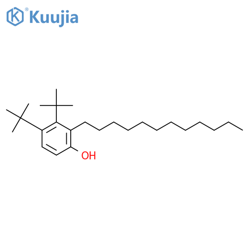 bis(tert-butyl)dodecylphenol structure