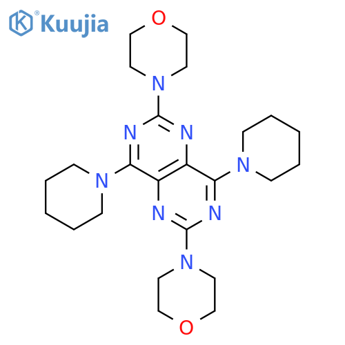 Pyrimido[5,4-d]pyrimidine,2,6-di-4-morpholinyl-4,8-di-1-piperidinyl- structure
