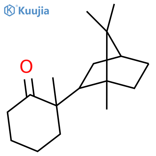 2-methyl(1,7,7-trimethylbicyclo[2.2.1]heptyl)cyclohexan-1-one structure