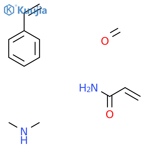 Formaldehyde;N-methylmethanamine;prop-2-enamide;styrene structure