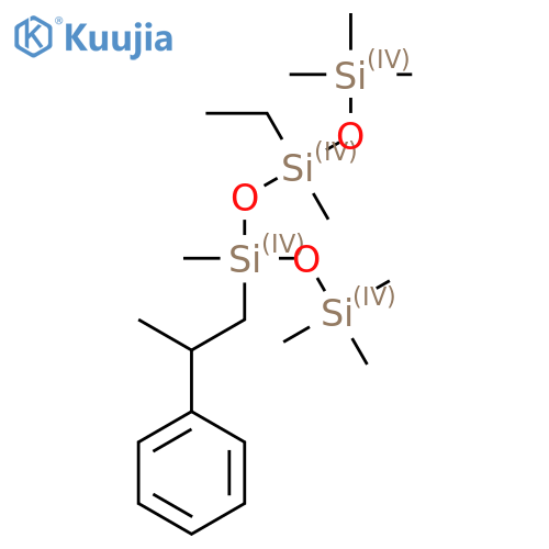 (75-85% Ethylmethylsiloxane)-15-25% (2-Phenylpropylmethylsiloxane) co-polymer cSt 1200-1600 structure